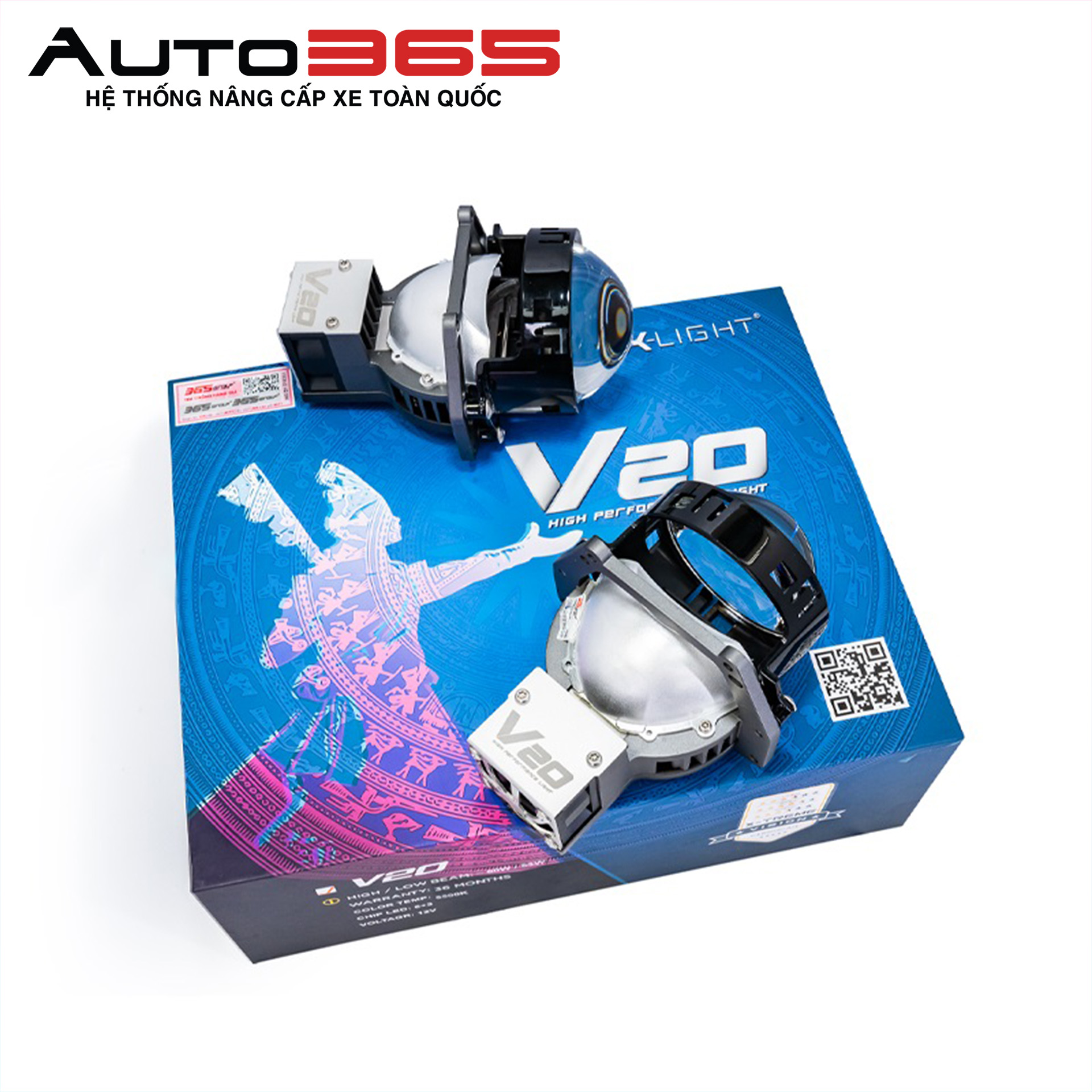 BI LED X-LIGHT V20 NEW 2021 NHIỆT MÀU 5000K
